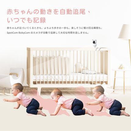 SpotCam BabyCam + 1年間子守りAIセット
