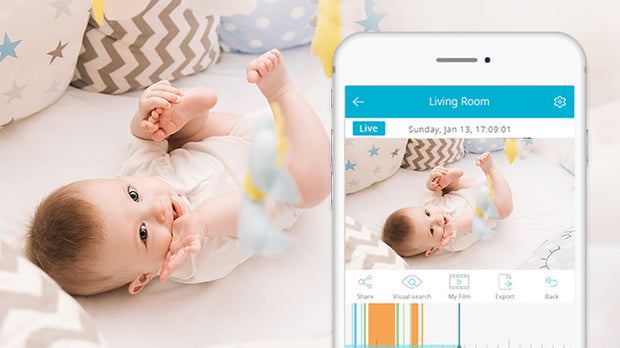 赤ちゃんのケアに適した映像監視ソリューション
