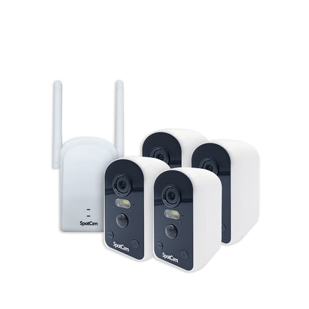 SpotCam Solo Pro スポットライト　防犯カメラ用 SpotCam Solo Pro 防犯カメラ 4台セット | SpotCam Japan Store